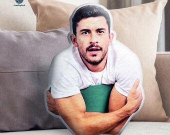Jonathan Bailey Custom Face Pillow: Personalized 3D Photo Gift for Girls Jonathan Bailey Girl Dinner, Gift For Movies Lover