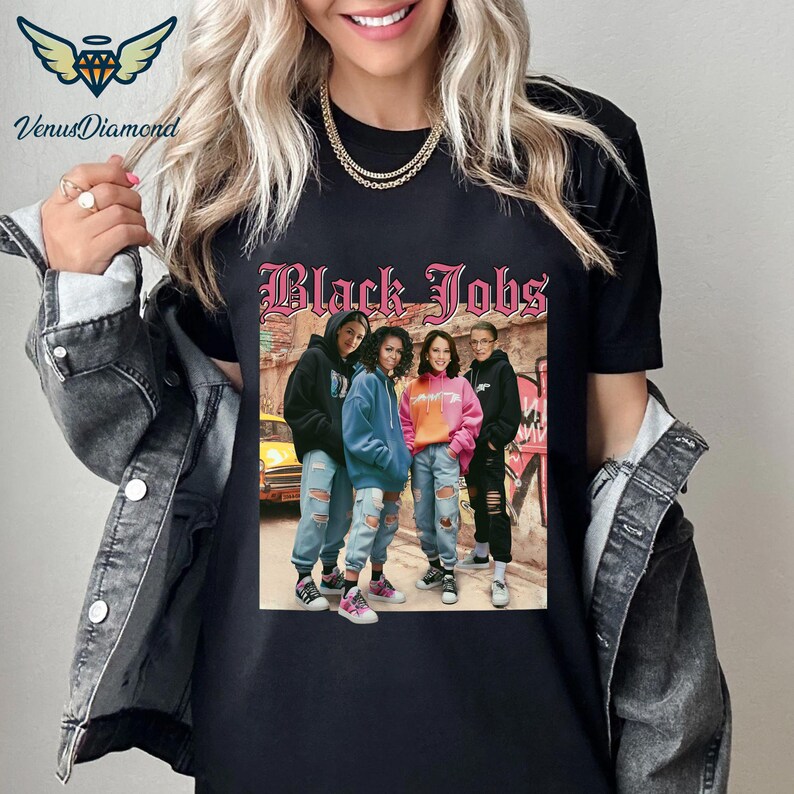 Kamala Harris BLACK Jobs Shirt, Kamala Harris President 2024 Shirt