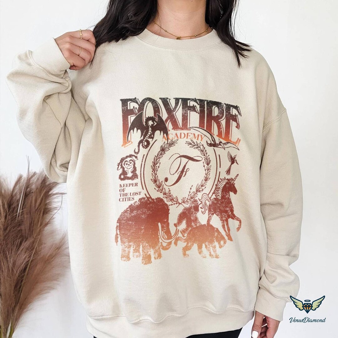 Keeper of the Lost Cities Symbols Sweatshirt Foxfire Academy - Etsy