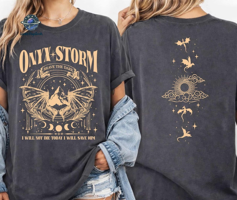 Fourth Wing Sweatshirt, Onyx Storm Shirt, Violence Bookish Sweatshirt, Fourth Wing Crewneck, Onyx Storm Riorson House Shirt,Dragon Rider Tee image 1