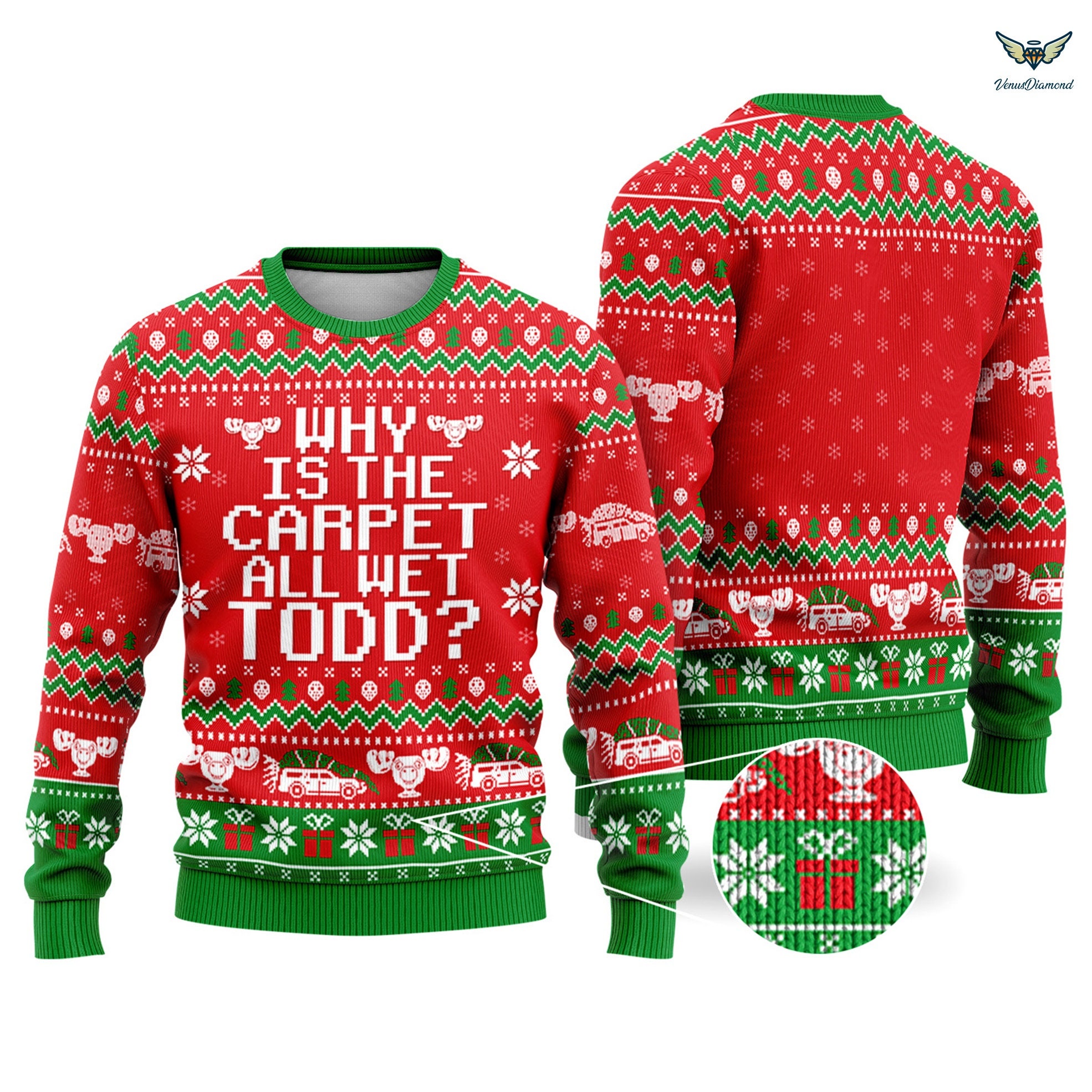 Cousin eddie shop ugly sweater