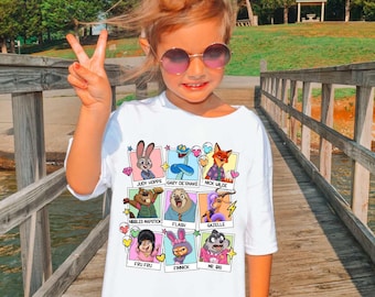 Zootopia 2 Shirt, Nick Wilde and Judy Hopps Gary DeSnake Tee, Animal Kingdom Shirt, Zootopia Characters Shirts, DisneyFamily Trip Shirt