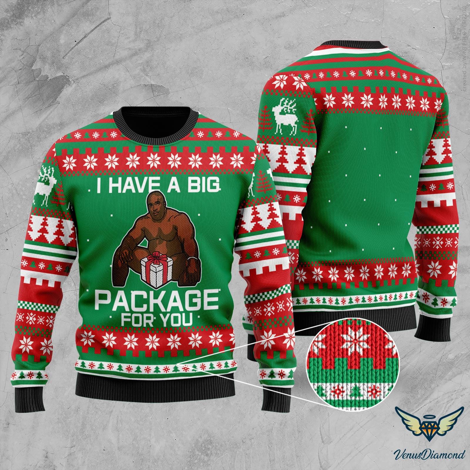 Discover Ugly Sweater, Barry Wood, I Have A Big Package For You Sweater