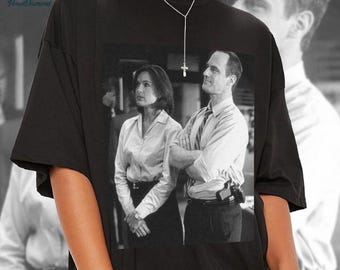 Retro Stabler And Olivia Benson Shirt, Elliot And Olivia Tshirt, Law And Order SVU Tee, 90s Graphic Tee, 90s Movie Tshirt