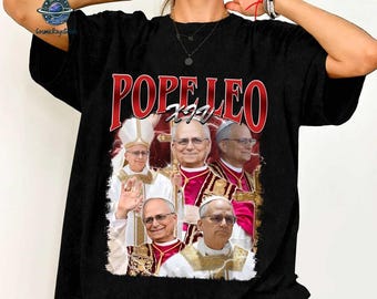 Camiseta del Papa León XIV, primer Papa estadounidense, camiseta religiosa, camiseta del Papa, Papa León XIV, Vaticano, Papa León XIV, lavado mineral, camiseta Comfort Colors