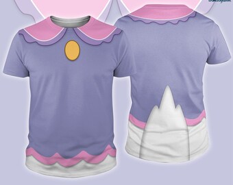 Daisy Duck Costume 3D T-Shirt, Daisy Duck Cosplay Shirt, Mickey And Friends Halloween Cosplay Party, Halloween Costume