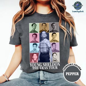 Young Sheldon Eras Tour Comfort Colors Shirt, Big Bang Theory Funny Gift, Young Sheldon Fan Gift, Young Sheldon Tee, Big Bang Theory Shirt