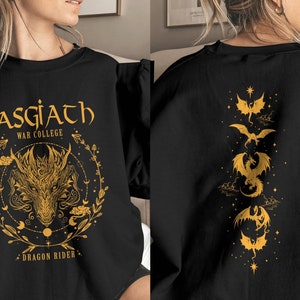 Basgiath War College 2-Sided Sweatshirt, Fourth Wing Shirt, Dragon Rider Shirt, Fourth Wing Sweatshirt Hoodie image 1