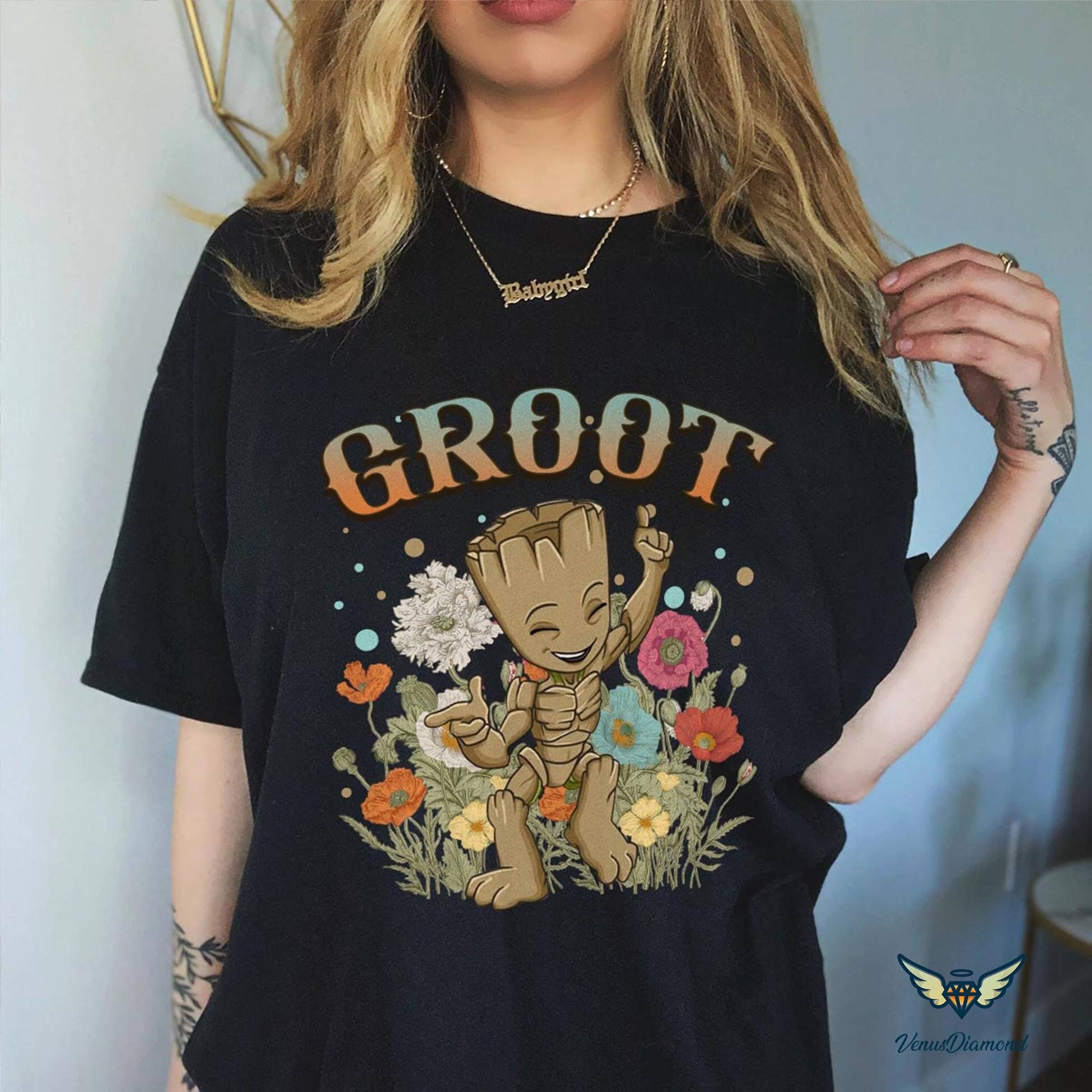 Memphis Grizzlies NBA Basketball Groot Marvel Guardians Of The Galaxy T  Shirt - Freedomdesign