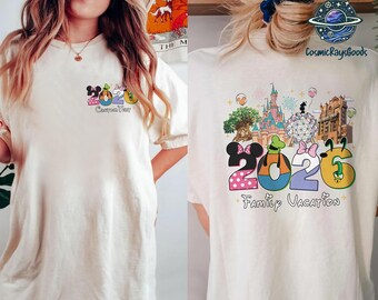 Personalized Disneyland Vacation 2026 Shirt, Family Disneytrip Matching Shirts, Magic Kingdom Epcot Shirt, Family Vacation Trip Outfits