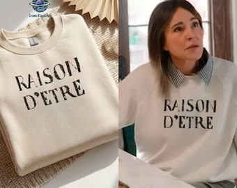 Sudadera unisex retro encogida S03 Christa Miller Raison D Etre, sudadera Raison D Etre, camiseta Christa Miller