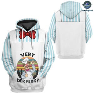 Funny Swedish Chef Vert Der Ferk Tshirt Sweatshirt Hoodie, Cartoon Cosplay Shirt, Halloween Cosplay Shirt, Halloween Gifts