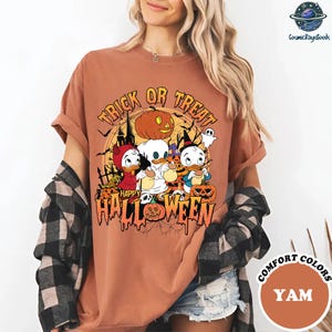 Huey, Dewey and Louie Trick Or Treat Shirt | Spooky Season Shirt | Spooky Halloween Shirt | Halloween Trick-Or-Treat | Halloween Party Shirt