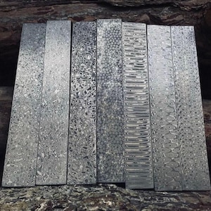 Premium Damascus Steel Billet Bar 30x5cm Bush Crafts Knife Tools Making | Best Gift For Blacksmith