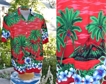 RJC Mens Hawaiian Santa More Beach Fun Shirt