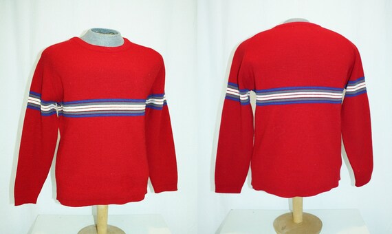 mens red sweaters