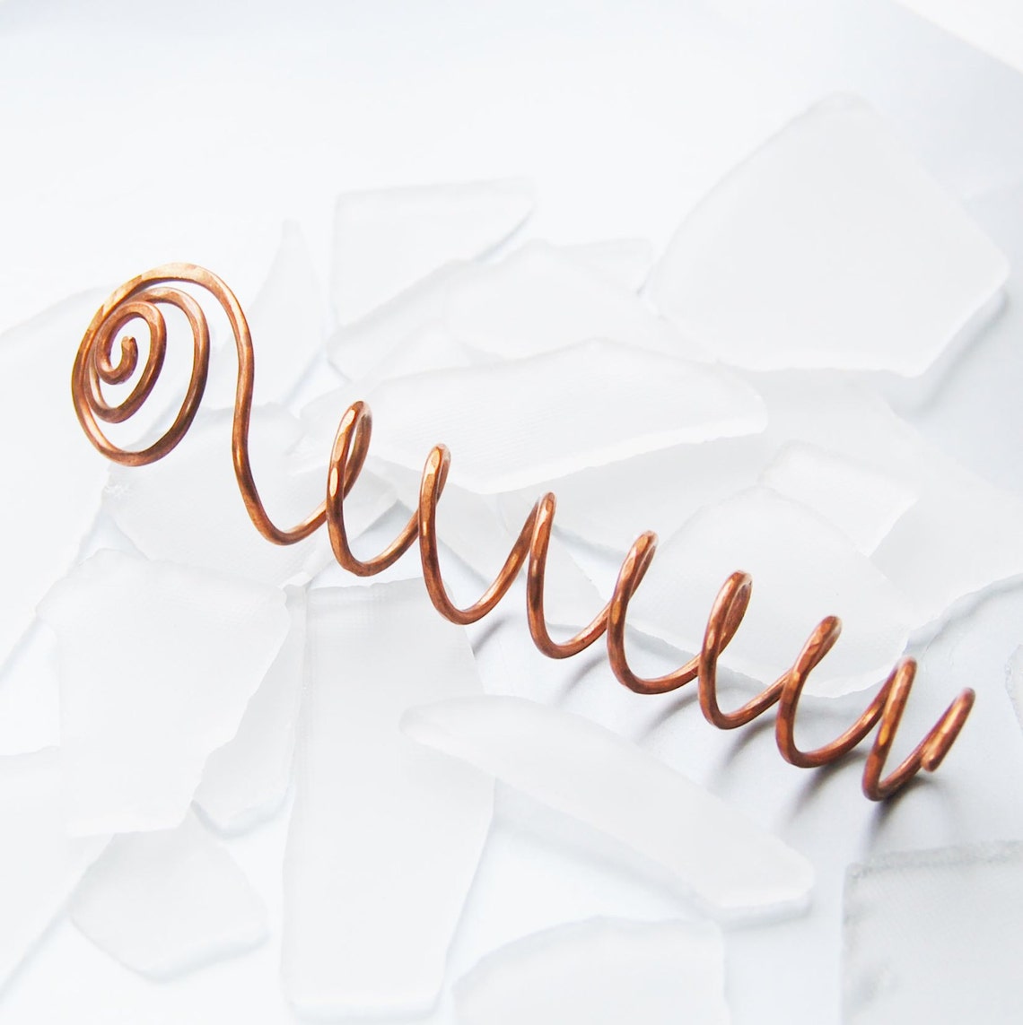 Copper Hair Screw for a Bun or French Twist Hair Stick Coil Etsy