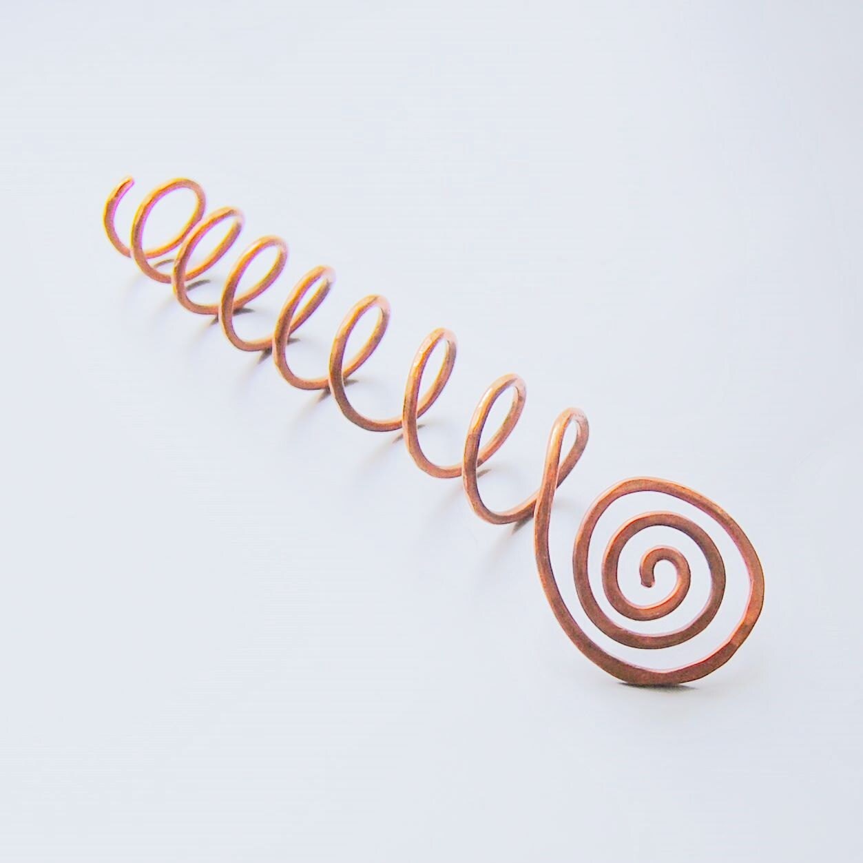 Copper Hair Screw for a Bun or French Twist Hair Stick Coil Etsy