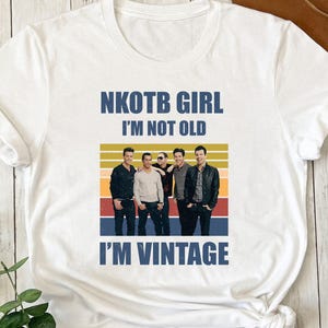New Kids on the Block Shirt, Rock Band Tees, Vintage NKOTB Group Shirt, Concert T Shirt, NKOTB Concert Shirt, Cute Gift for Music Lovers