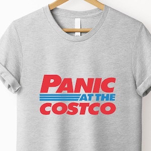 Panic At The Costco Vintage Shirt, Funny Retro T-shirt, Oversized Washed Tee, Costco Lover Gift, Trendy Shopping Outfit, Market Vibes Tee