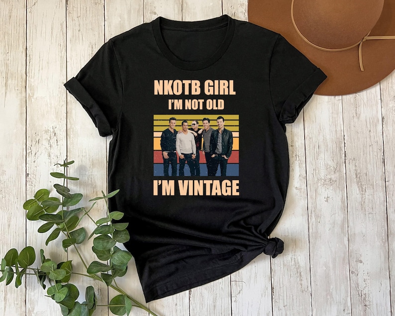 Vintage NKOTB Concert T-Shirt: New Kids on the Block Rock Band Tee image 5