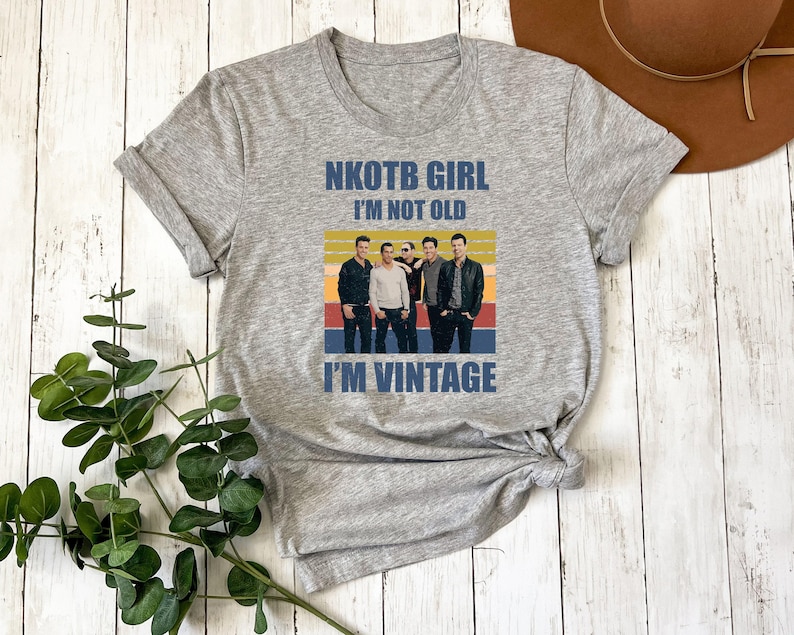 Vintage NKOTB Concert T-Shirt: New Kids on the Block Rock Band Tee image 3