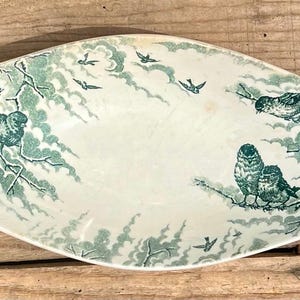 VINTAGE - 23cm U&amp;Cie サルグミンヌ Sarreguemines Neige Sarreguemines Neige - Etsy New Zealand