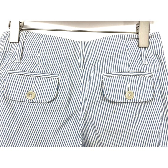 Banana Republic Blue \u0026 White Seersucker 