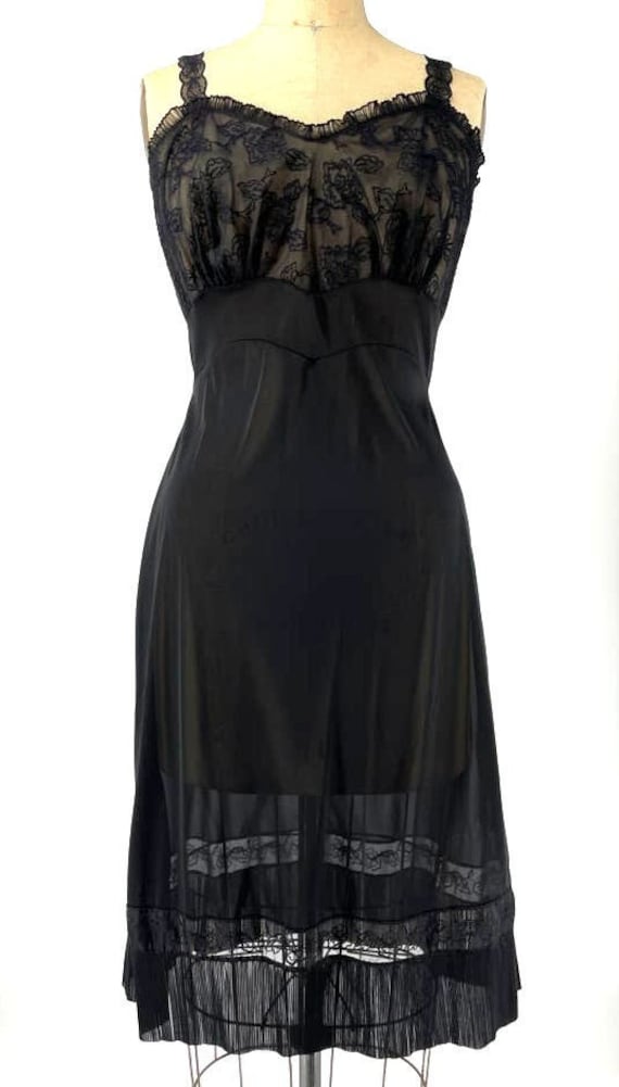 Sheer black slip new arrivals