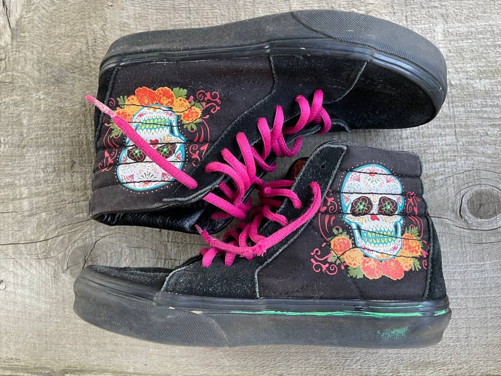 Vans 人気 Dia De Muertos Sk8-Hi Shoe スニーカー $_57.JPG?set_id=880000500F