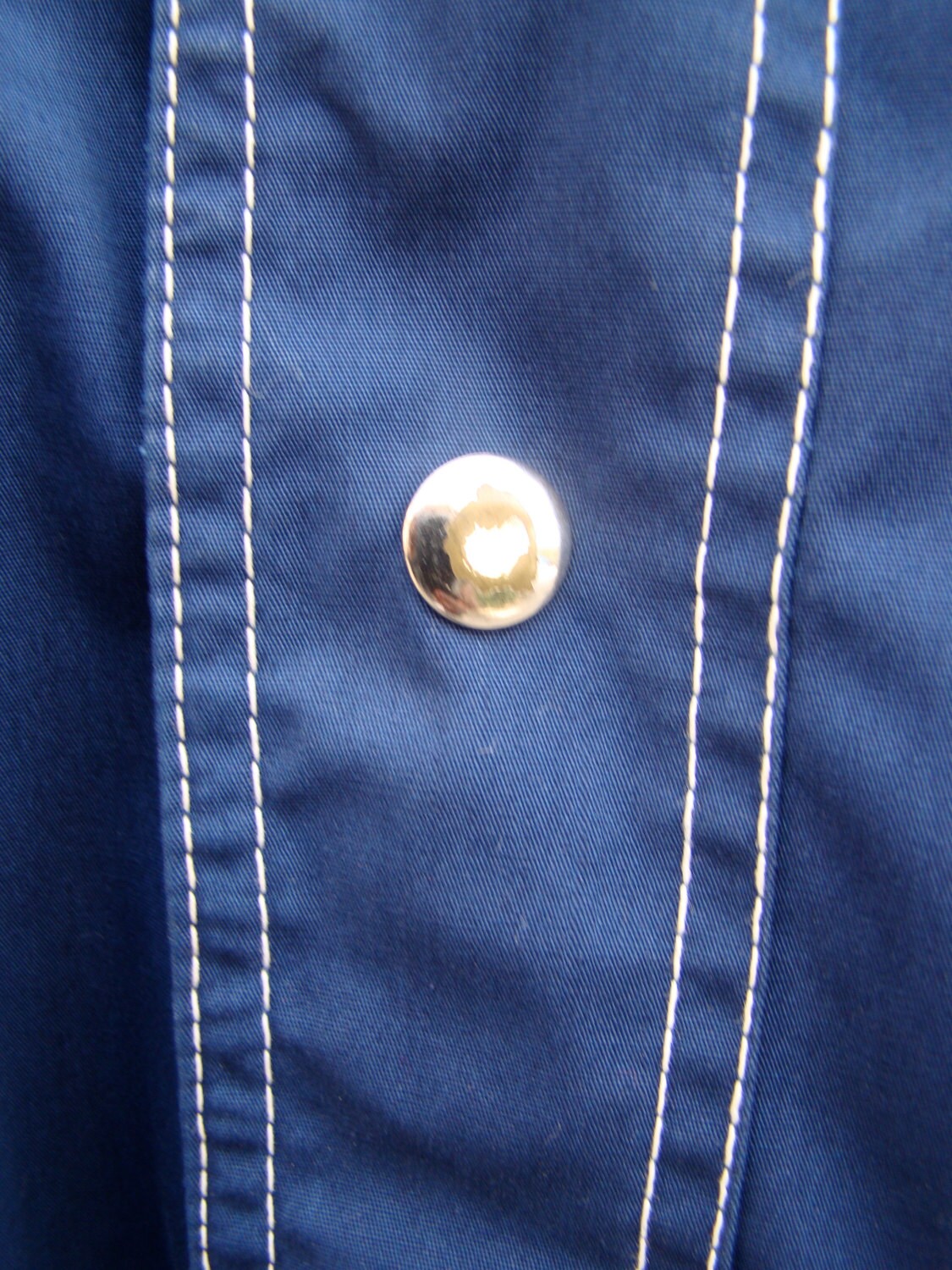 Vintage Navy Blue Men's Mod Snap Jacket MEDIUM | Etsy