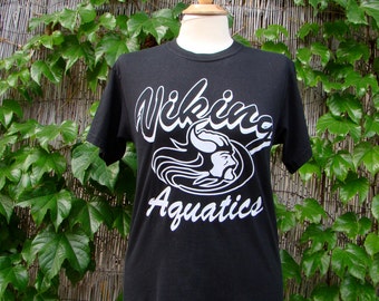 Vintage 80s / Viking / Aquatic / T Shirt / SMALL