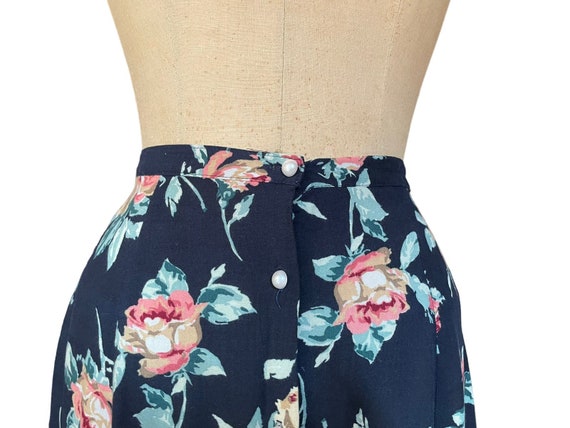 Tres Paquette Womens A-Line Skirt Multicolor Flor… - image 6