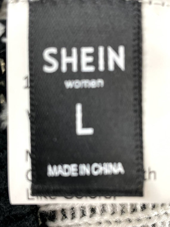 Shein black sweater top