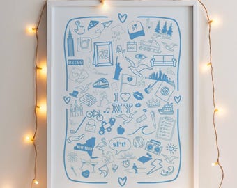 1989-Inspired Digital Print Poster, Bedroom Dorm Cute Aesthetic Digital Poster Print, Music Inspired Digital Print, Wall Art, Digital Art