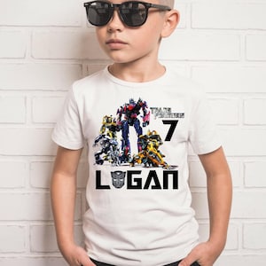 Rescue Bots Birthday T-Shirt, Custom Transformer Birthday Party Shirt, Trans4mers Personalized Shirt Toddler Youth, Auto Bots Legendary Tee