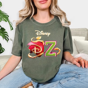 Descendants Zombies World Tour Comfort Colors Shirt, Disney The Rise Of Red Group T-Shirt, Descendants Concert, Summer Music Festival Outfit
