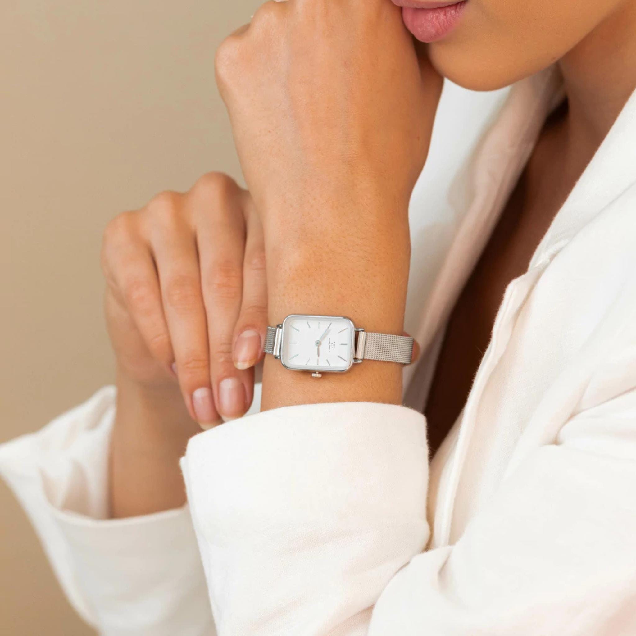 Minimalist Mesh Strap Watch for Women | Stainless Steel 
