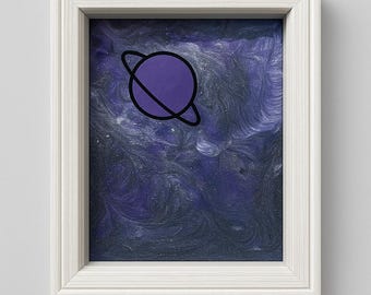 Abstract Resin Painting