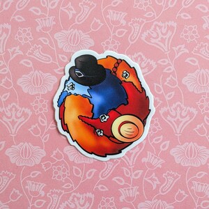 One Piece Stickers, Ace Yamato Luffy Sabo ASL image 6