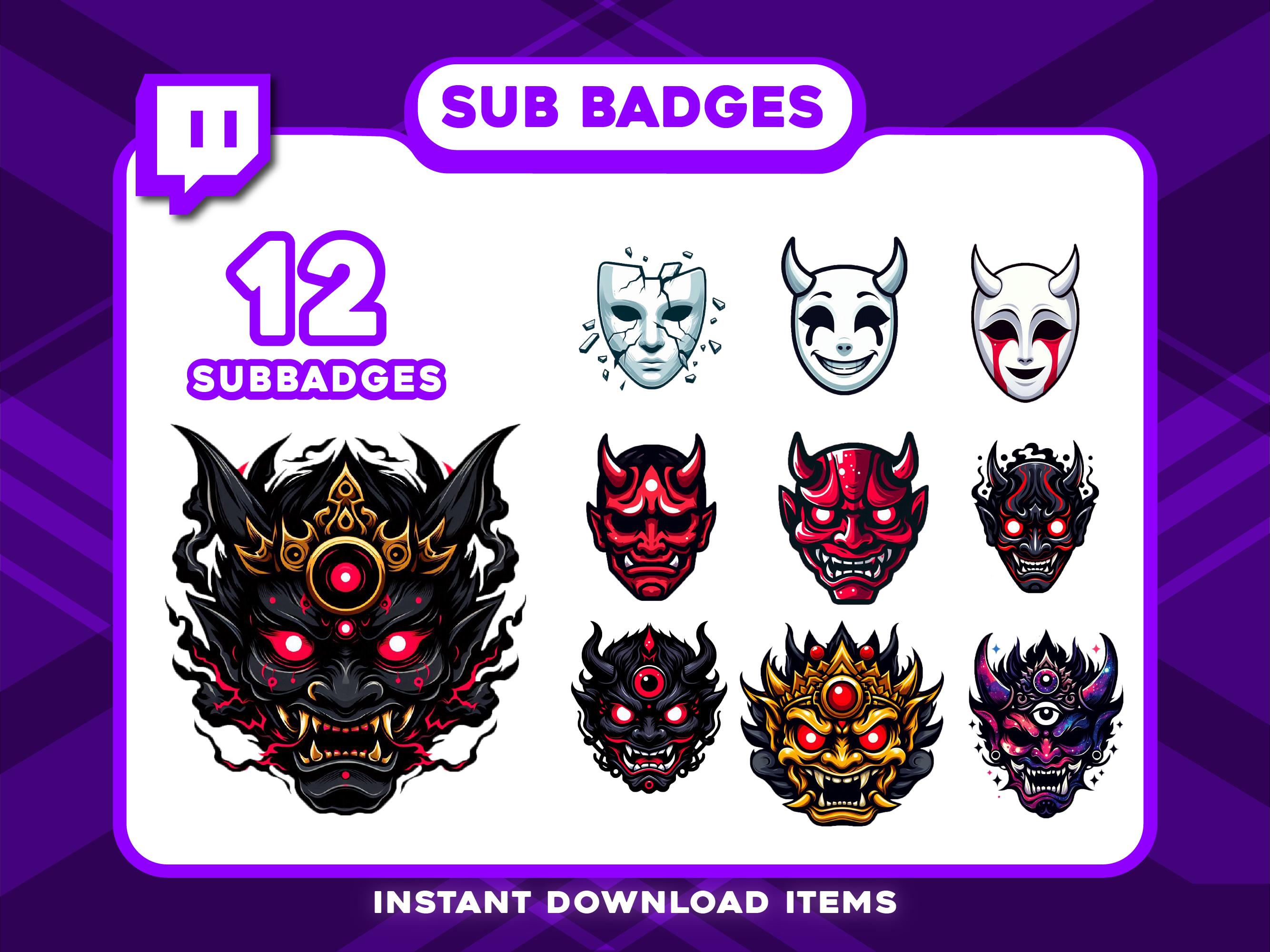 Twitch bit badges - Etsy 日本