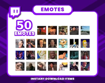 Animated Meme Emotes | Funny Twitch Emotes | Lol Gif Emote | Kick Emotes & TikTok Stickers | Twitch Cute Emotes, Viral Gif, Twitch Graphics