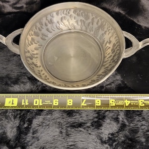 Vintage Handmade Pewter Bowl