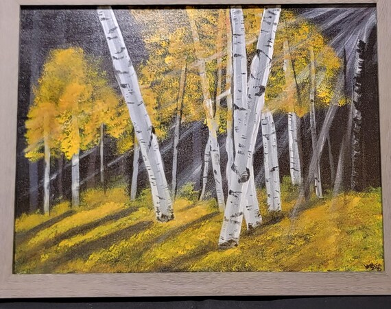 Autum Light Golden Landscap