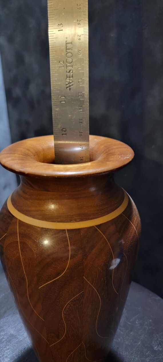 Handcrafted Wooden Vase by Tieszen | San Diego Artisan Woodturning