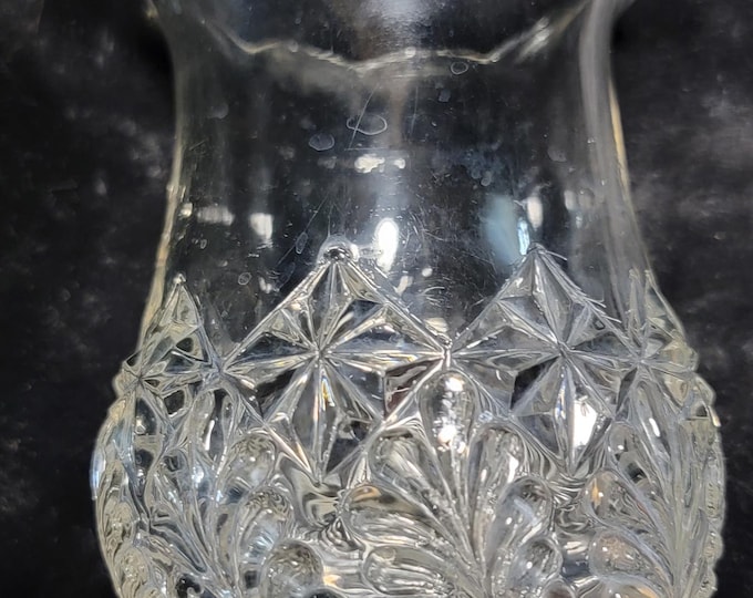 Beaver Falls Glass Company Block and Palm Spooner