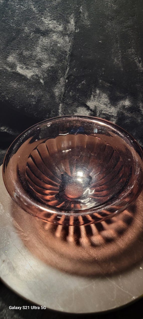 Vintage Amethyst Purple Cloud Bowl