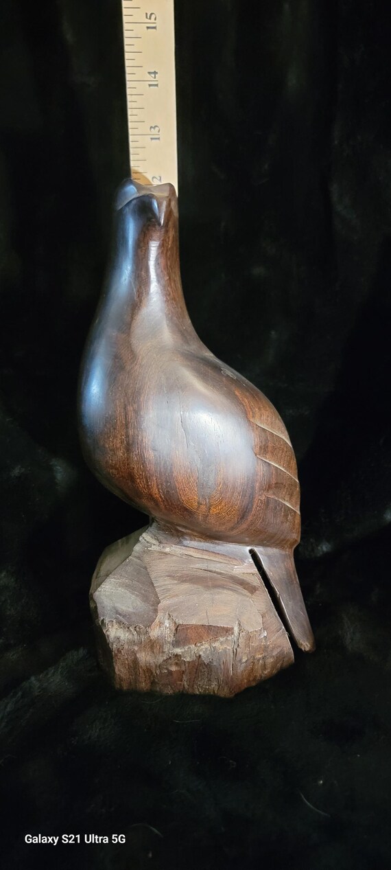 Ironwood Vintage Hand Carved Falcon