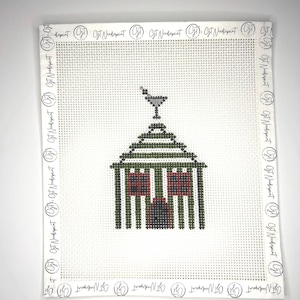 Dirty Martini On The House Hand Painted Needlepoint Canvas 13 Mesh | Kitting Options Available