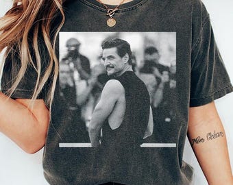 Comfort Colors Pedro Pascal T-Shirt, Retro Funny Pedro Pascal Sweater, Pedro Pascal Fans Gift, Pedro Pascal Tribute Celebrity Graphic Tee